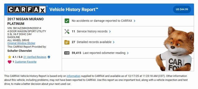 Used 2017 Nissan Murano Platinum image 5