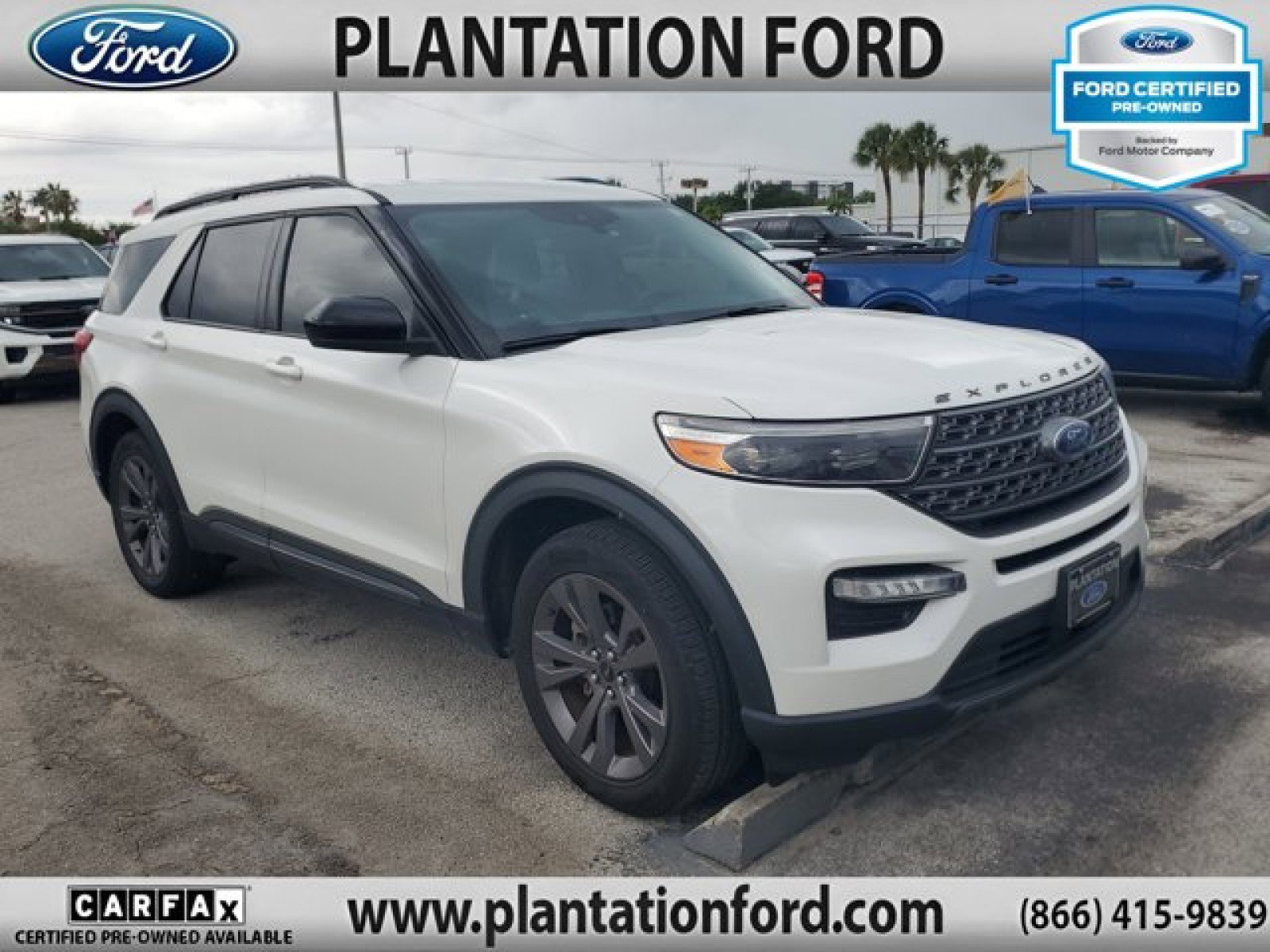 Used 2022 Ford Explorer XLT w/ Equipment Group 202A RWD image 1