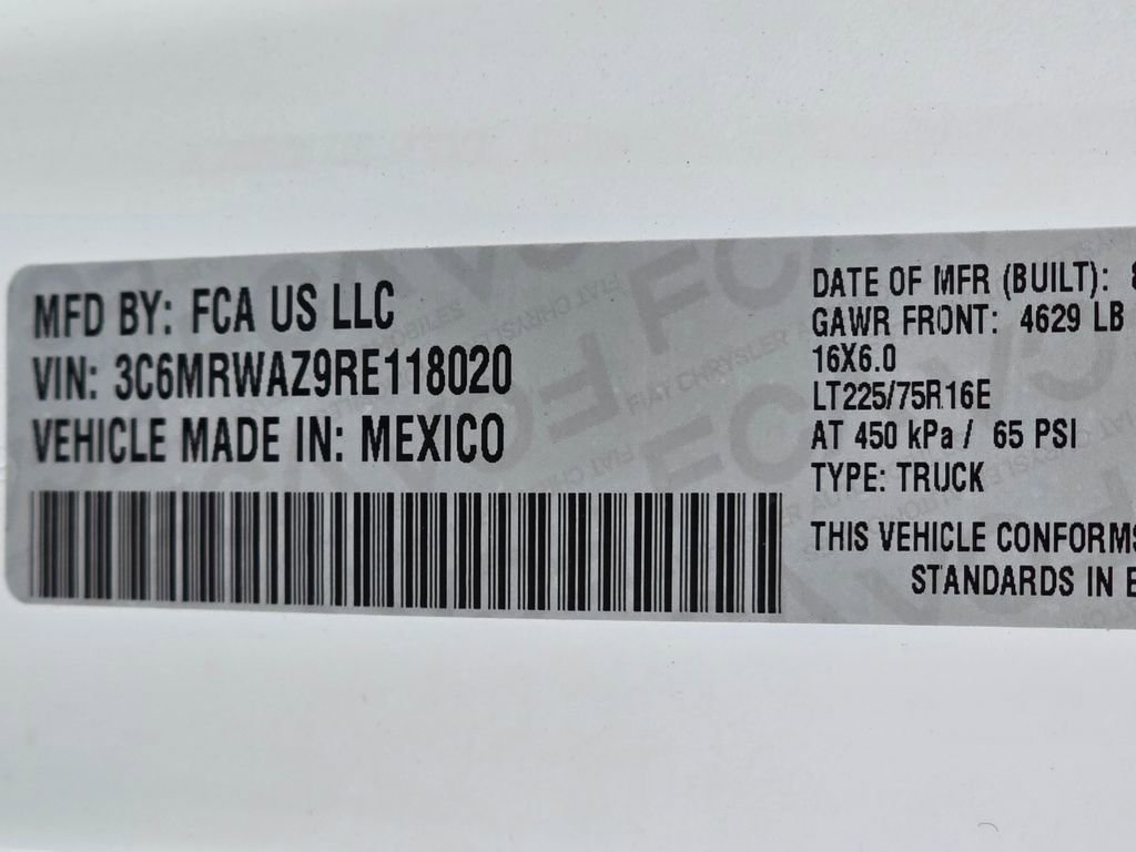 Used 2024 RAM ProMaster 3500 w/ Delivery Van Package image 53