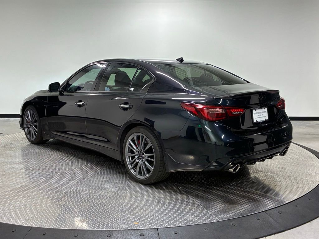 Used 2024 INFINITI Q50 Red Sport 400 w/ Black Opal Edition RWD image 3