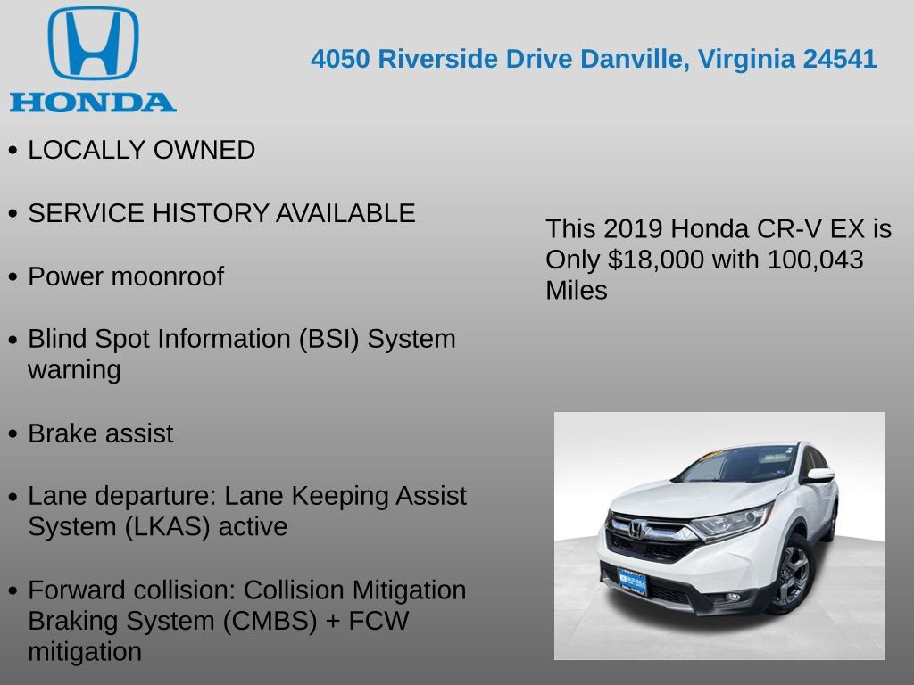 Used 2019 Honda CR-V EX image 7