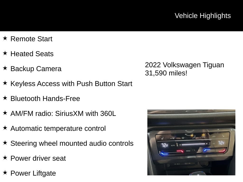 Used 2022 Volkswagen Tiguan SE image 5