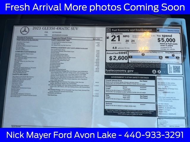 Used 2023 Mercedes-Benz GLE 350 4MATIC image 3