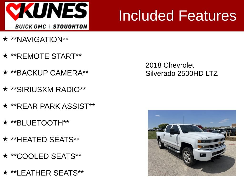 Used 2018 Chevrolet Silverado 2500 LTZ w/ Custom Sport Edition AWD/4WD image 2