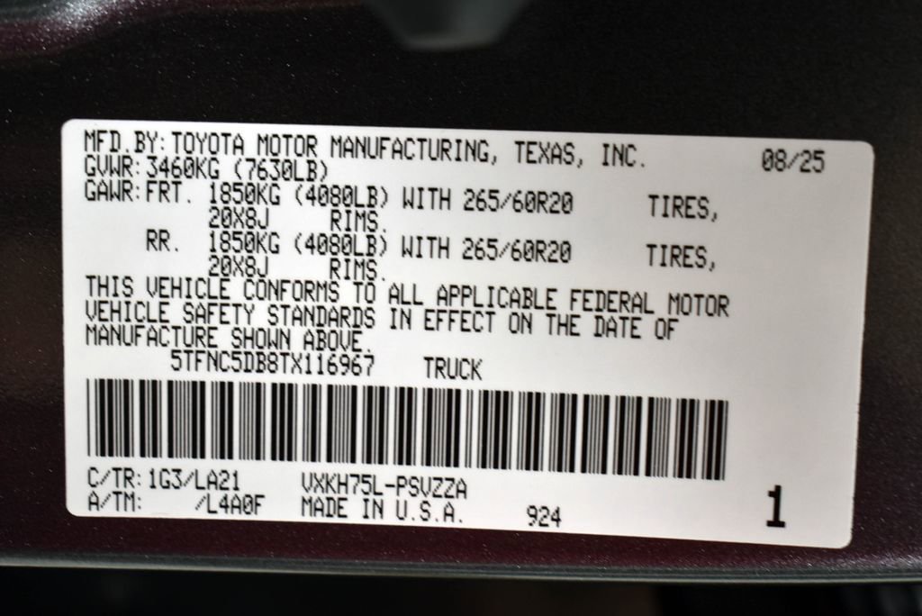 Used 2026 Toyota Tundra Platinum image 16