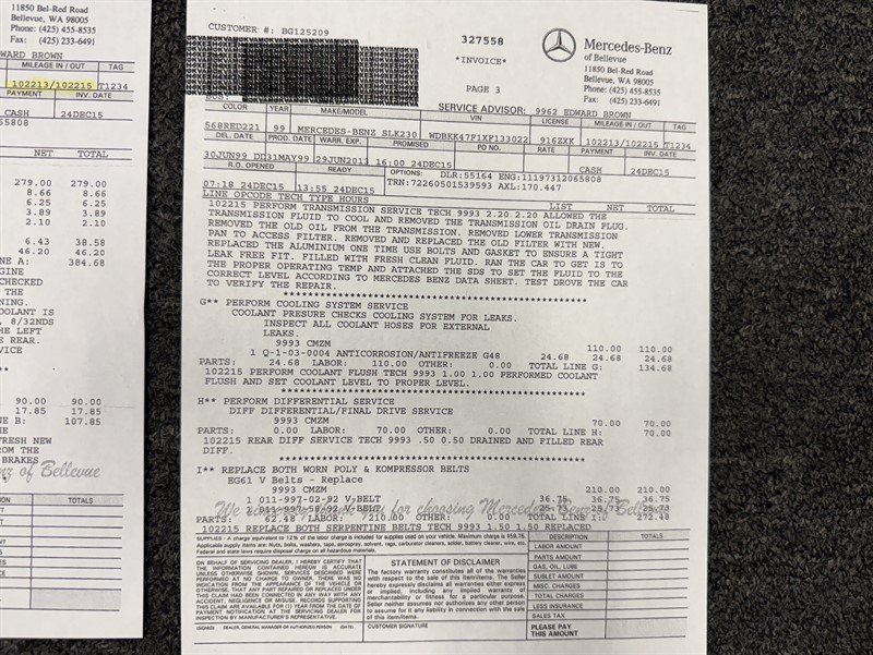 Used 1999 Mercedes-Benz SLK 230 image 37