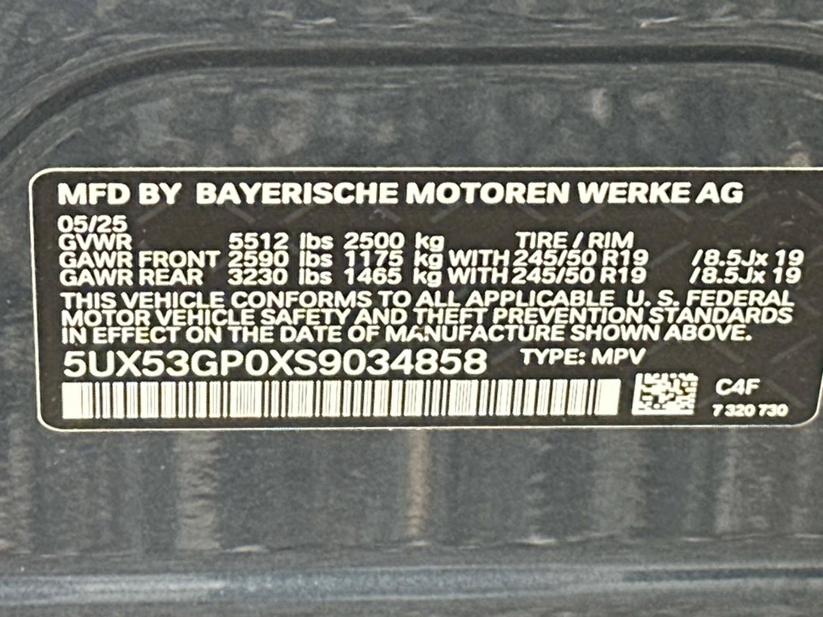Used 2025 BMW X3 xDrive30i w/ Convenience Package AWD/4WD image 37