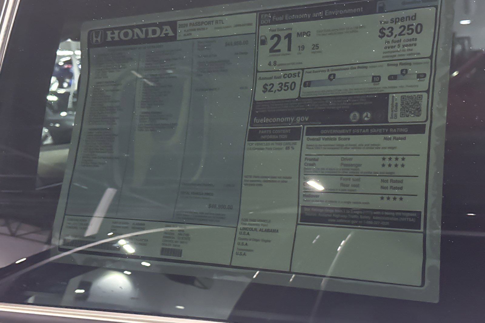 New 2026 Honda Passport RTL image 26