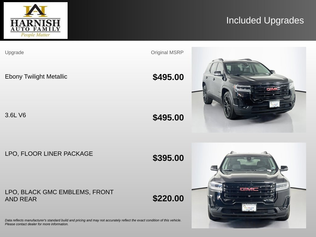 Used 2021 GMC Acadia SLT w/ Elevation Edition AWD/4WD image 8