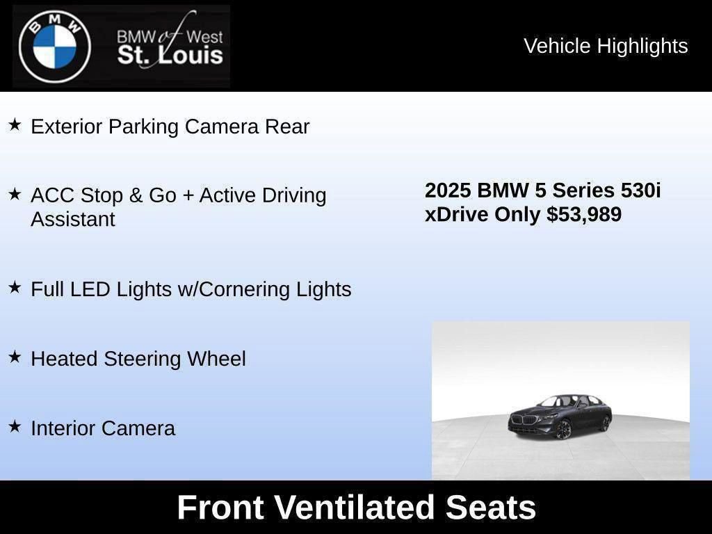 Used 2025 BMW 530i xDrive w/ Premium Package image 68