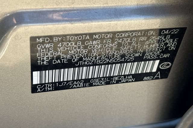 Used 2022 Lexus IS 350 F Sport w/ Navigation Package RWD image 28