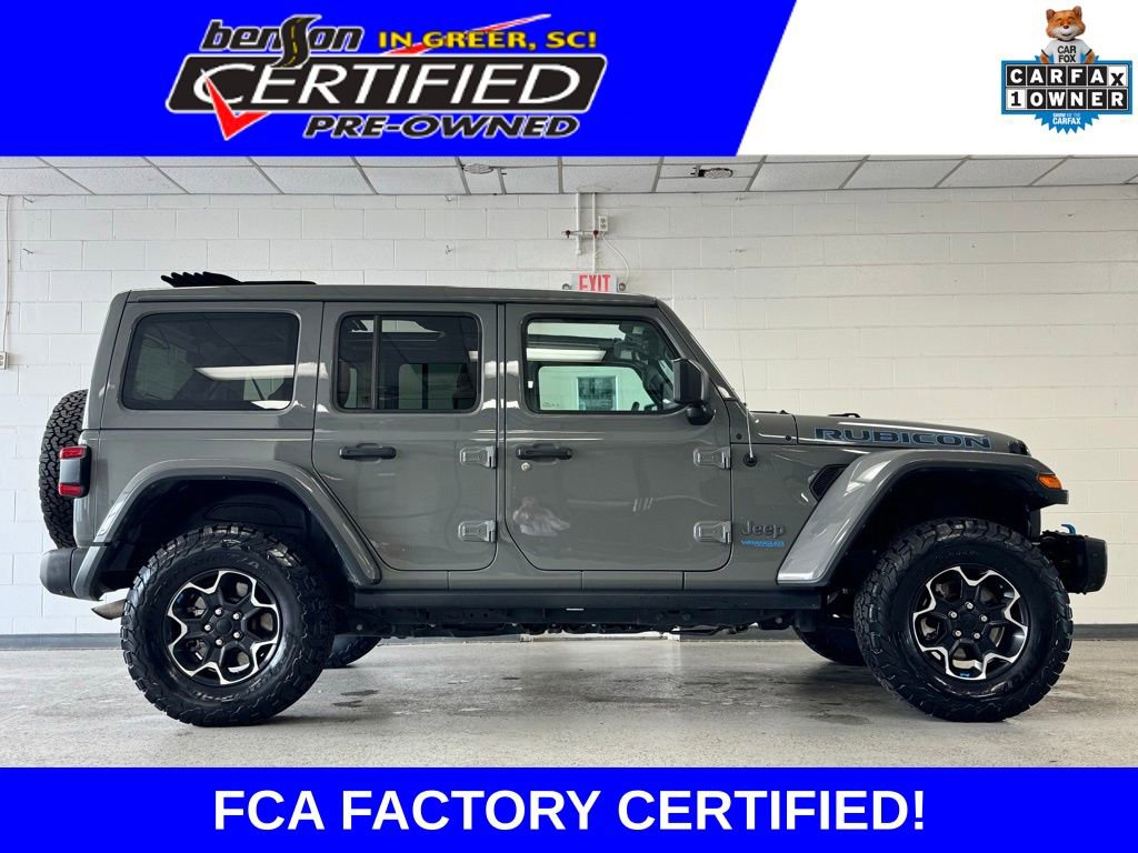 Certified 2022 Jeep Wrangler Unlimited Rubicon 4xe w/ Steel Bumper Group AWD/4WD video 1