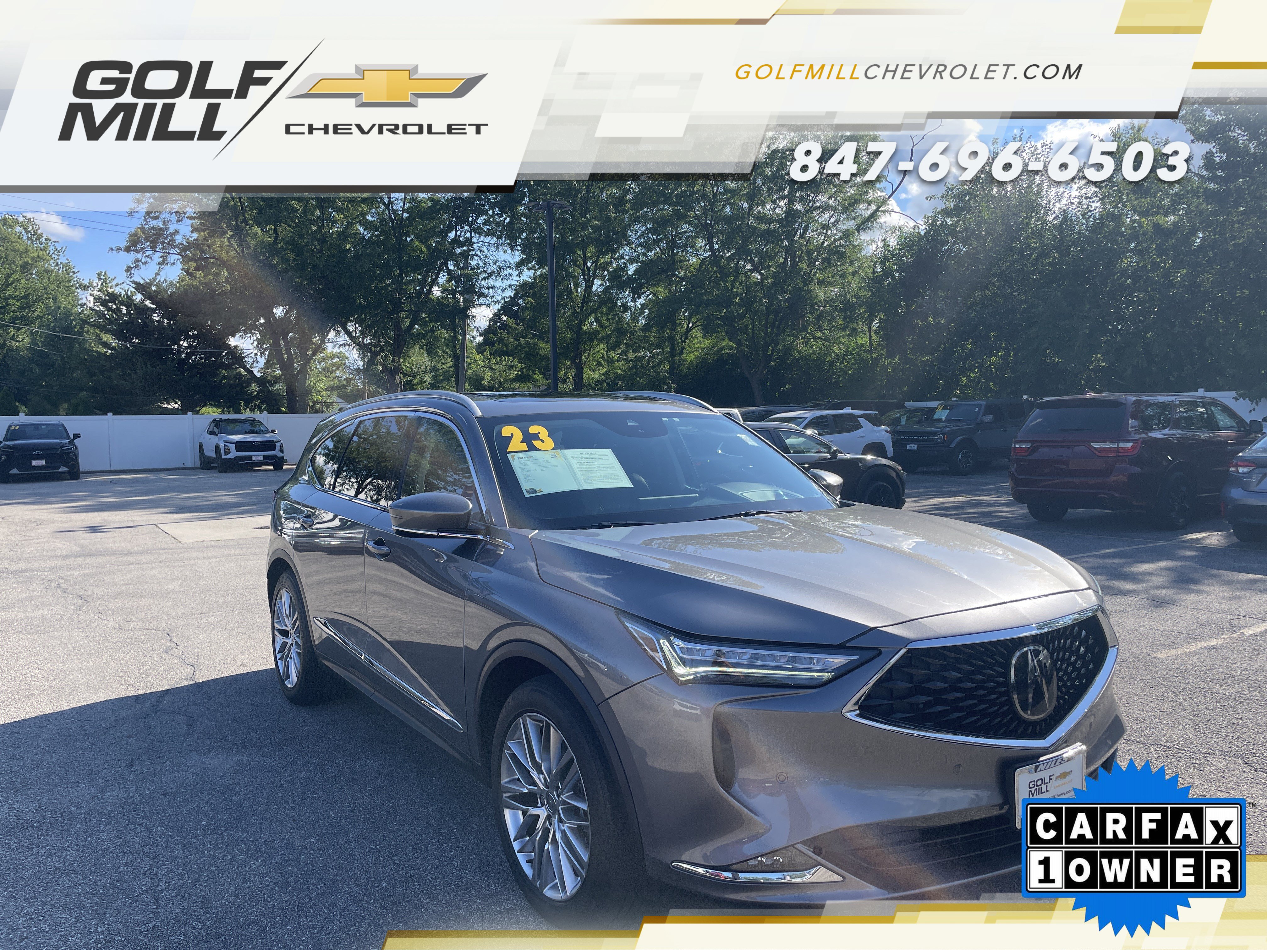 Used 2023 Acura MDX w/ Advance Package AWD/4WD image 3