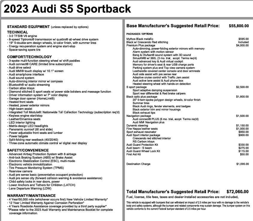 Used 2023 Audi S5 Premium Plus AWD/4WD image 3