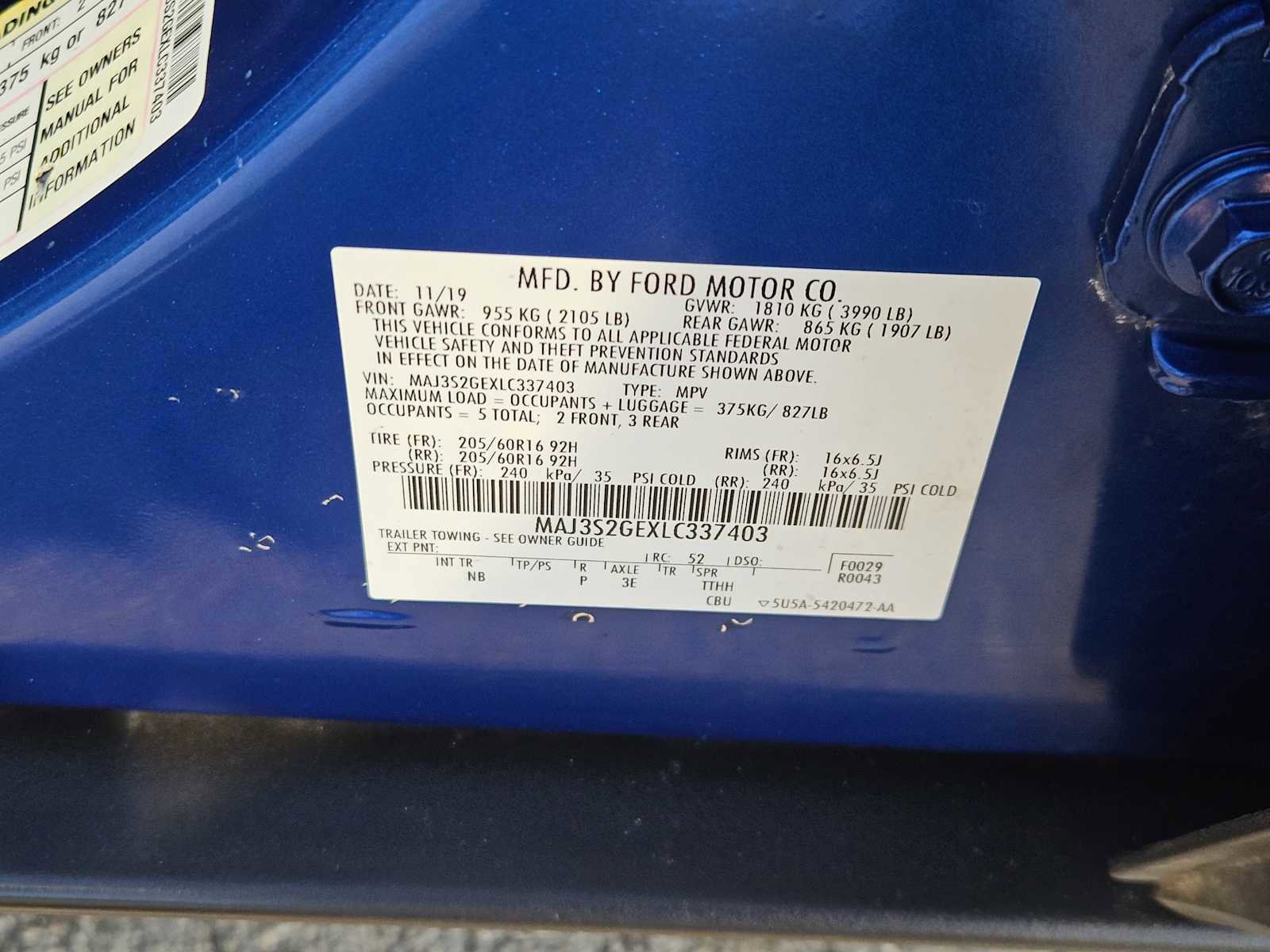 Used 2020 Ford EcoSport SE FWD image 32