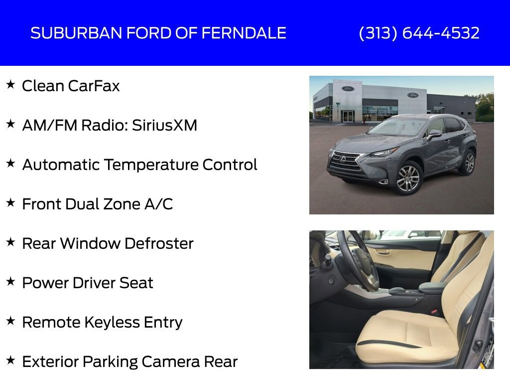 Used 2015 Lexus NX 200t AWD image 4