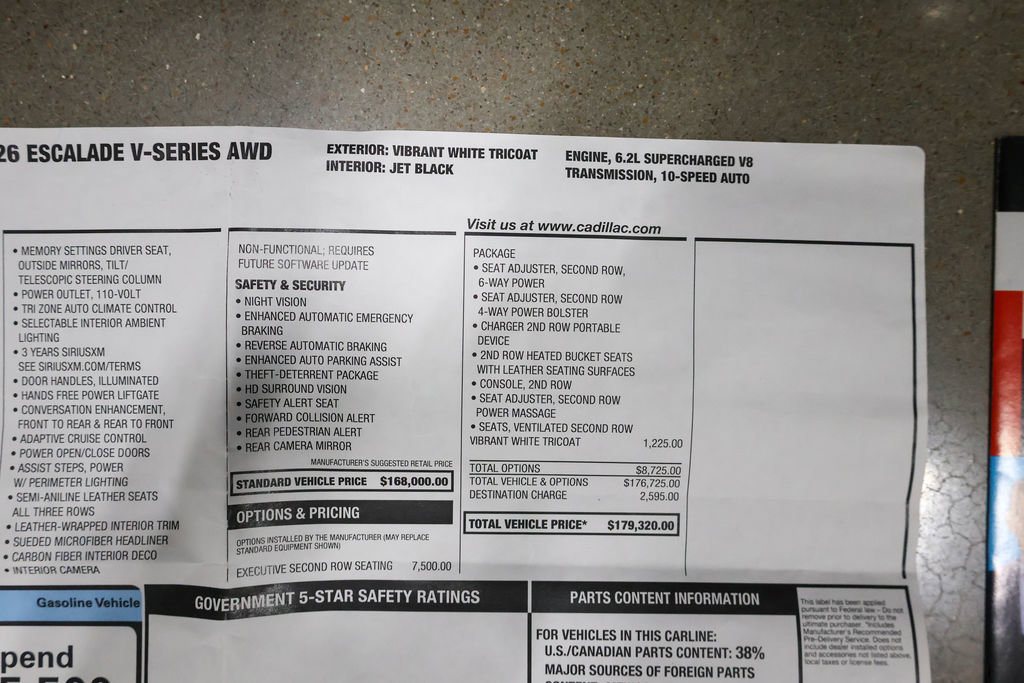 Used 2026 Cadillac Escalade V image 71
