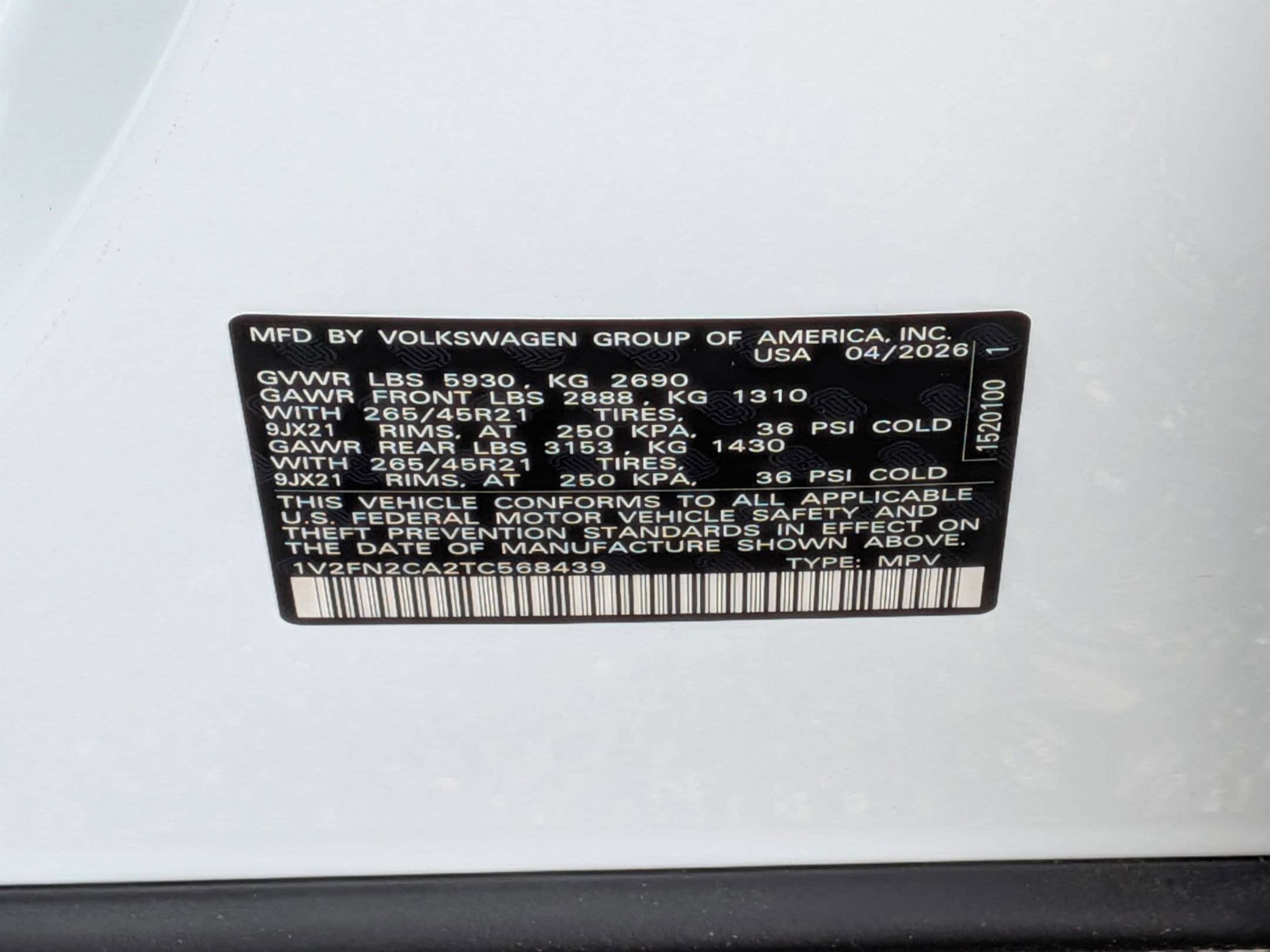 New 2026 Volkswagen Atlas SEL Premium R-Line AWD/4WD image 42