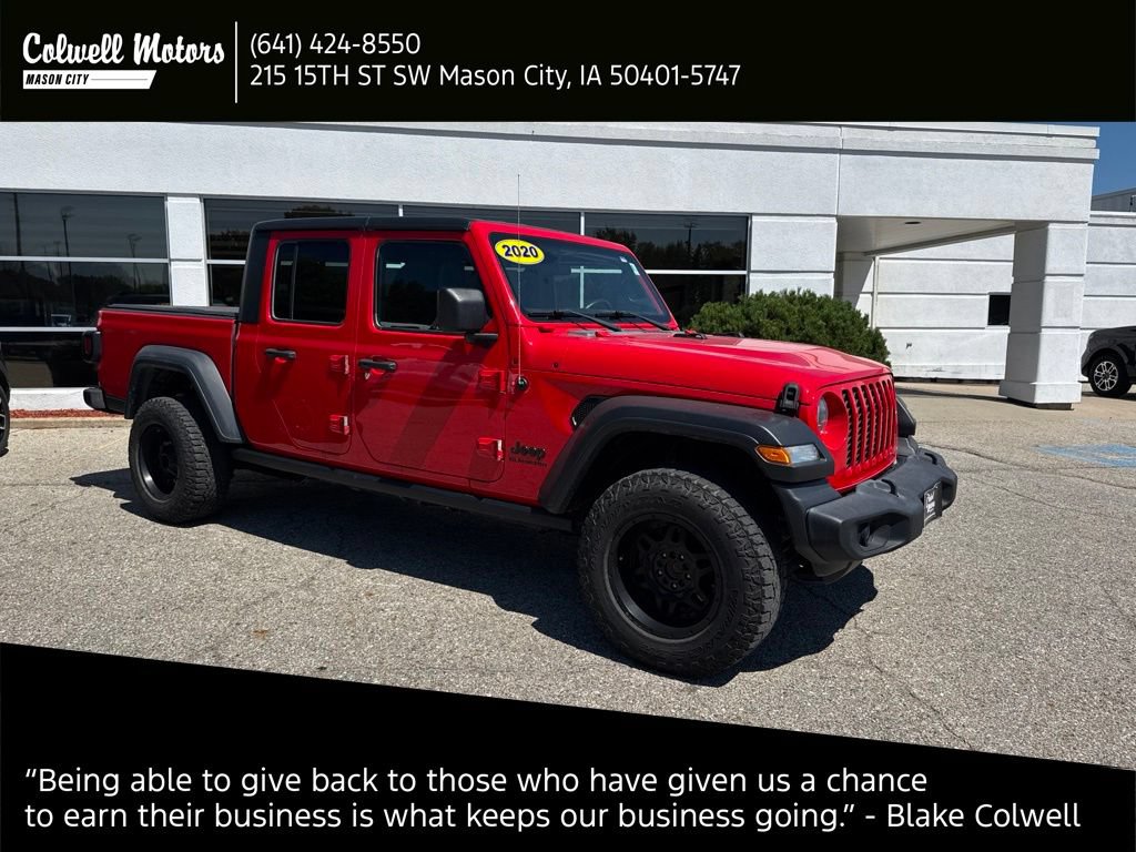 Used 2020 Jeep Gladiator Sport w/ Quick Order Package 24S AWD/4WD image 1