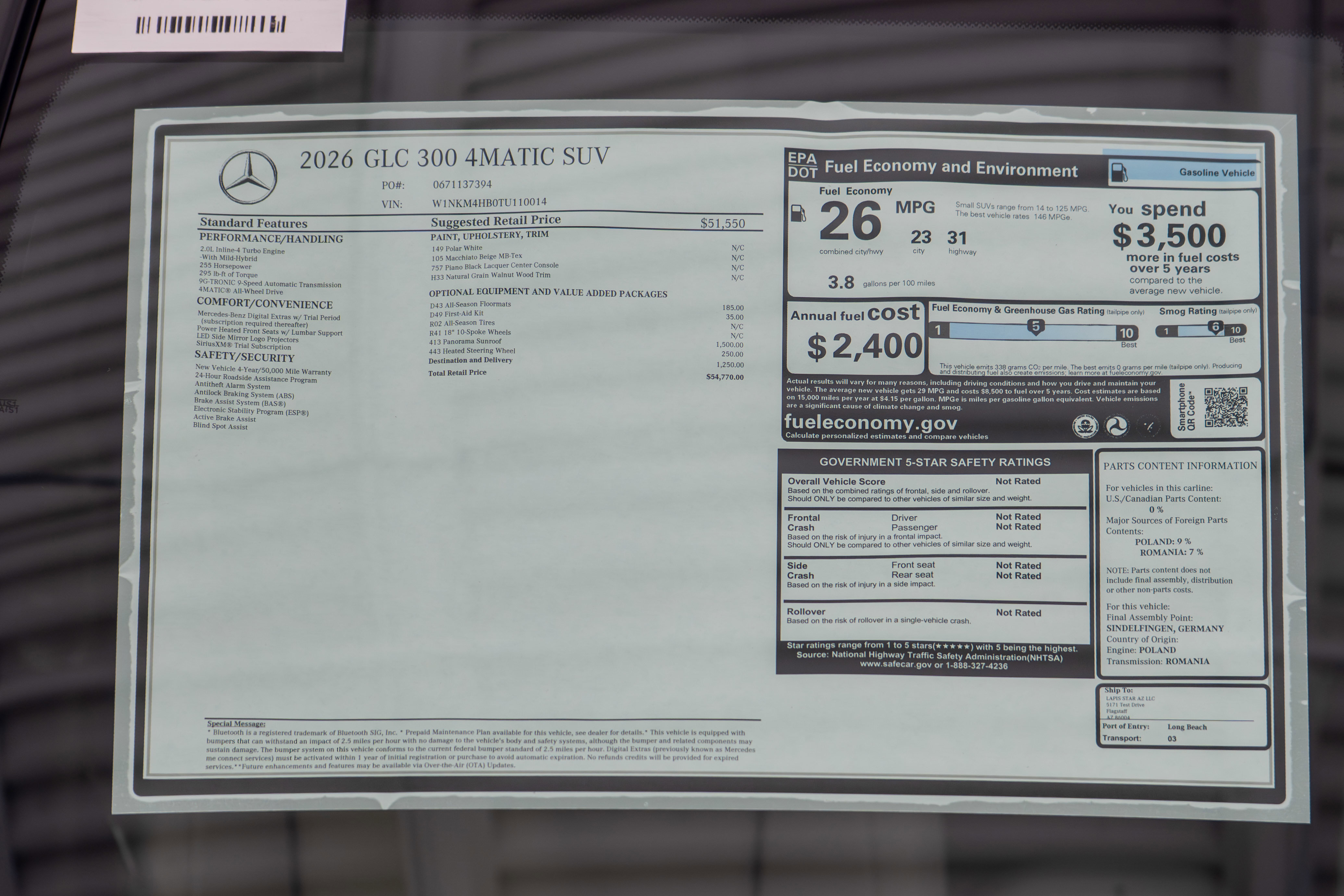 New 2026 Mercedes-Benz GLC 300 4MATIC image 35