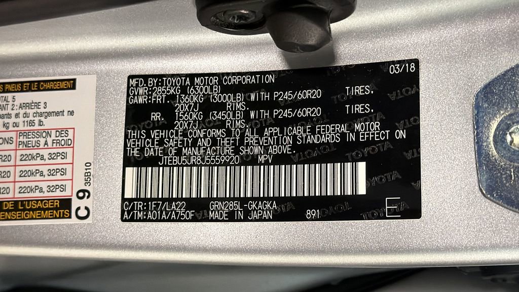 Used 2018 Toyota 4Runner Limited image 32