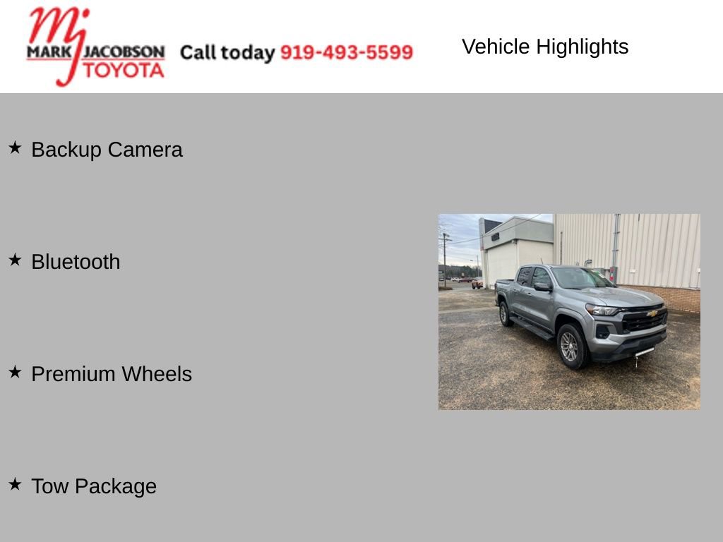 Used 2023 Chevrolet Colorado LT w/ LT Convenience Package II image 7