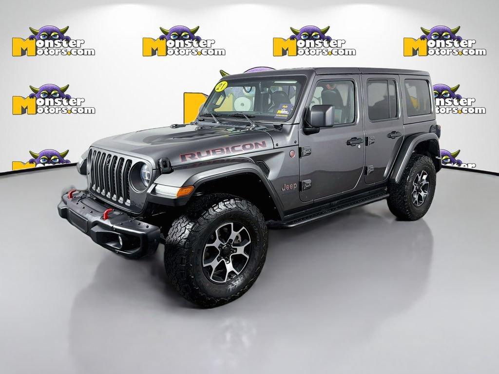 Used 2021 Jeep Wrangler Unlimited Rubicon w/ Uconnect 4C Nav & Sound Group