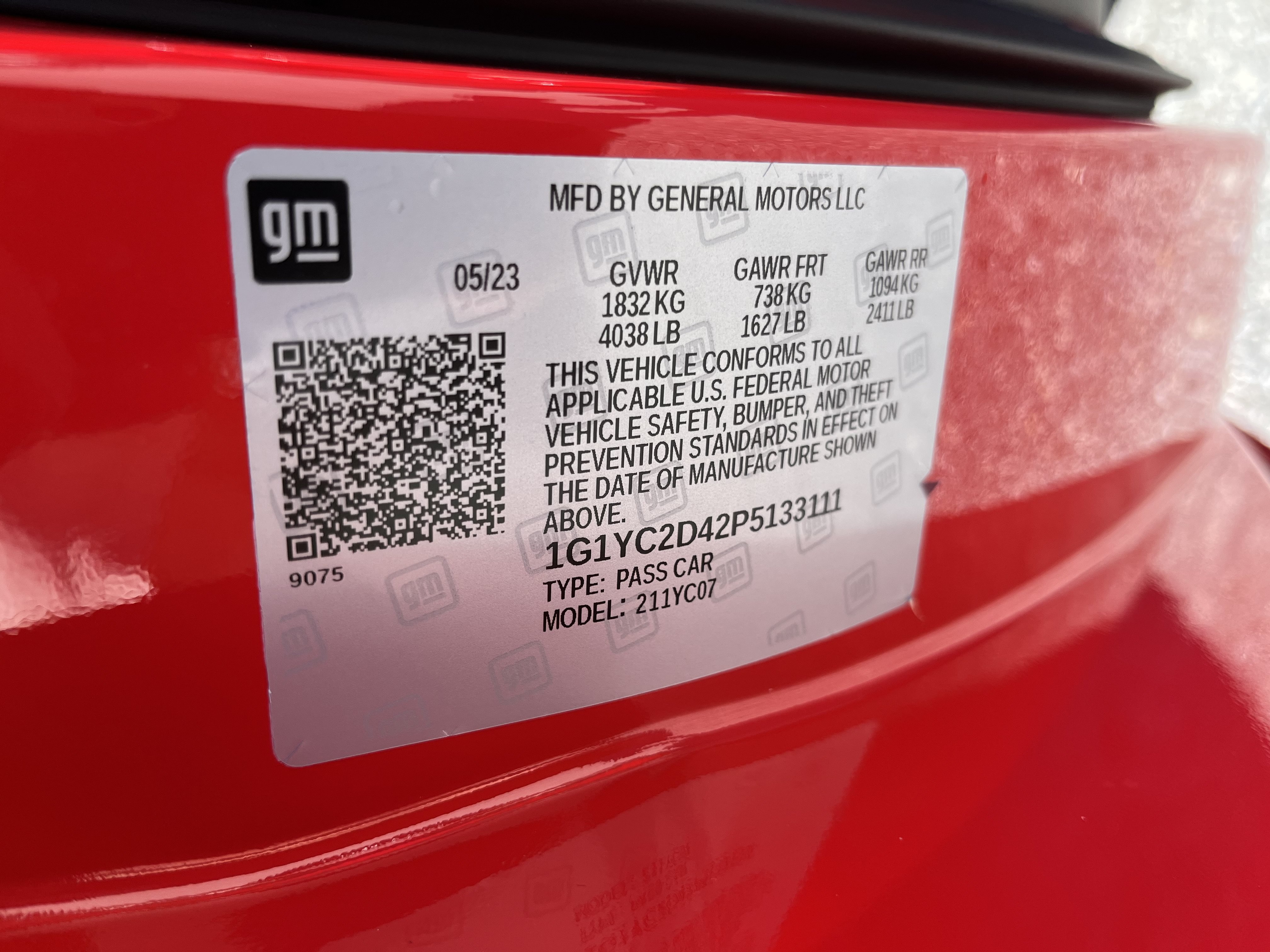 Used 2023 Chevrolet Corvette Stingray Premium Cpe RWD image 22
