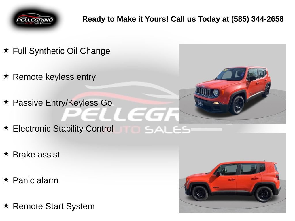 Used 2017 Jeep Renegade Sport w/ Power & Air Group FWD image 5