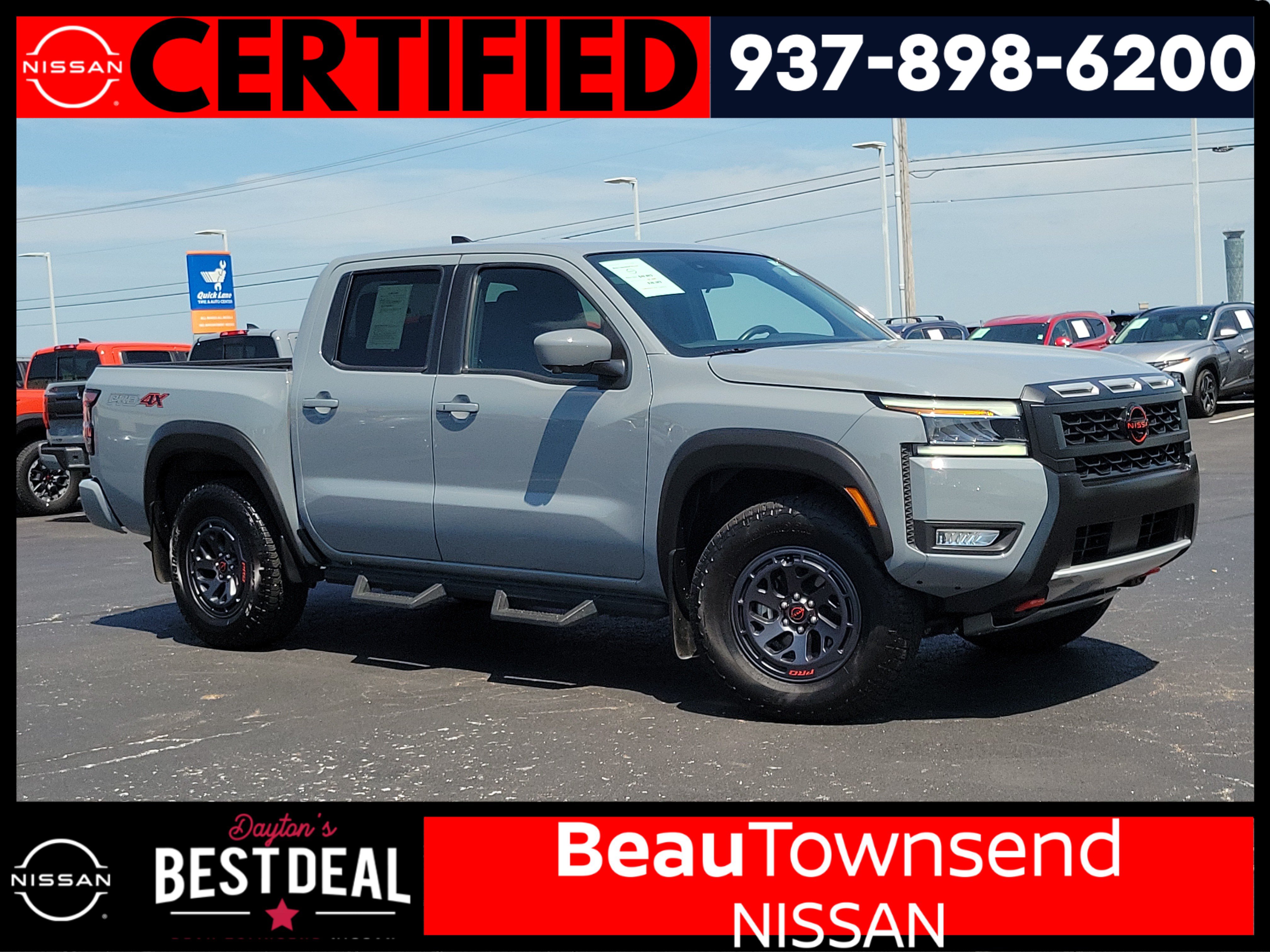 Certified 2025 Nissan Frontier PRO-4X w/ Pro Convenience Package AWD/4WD 360° Tour
