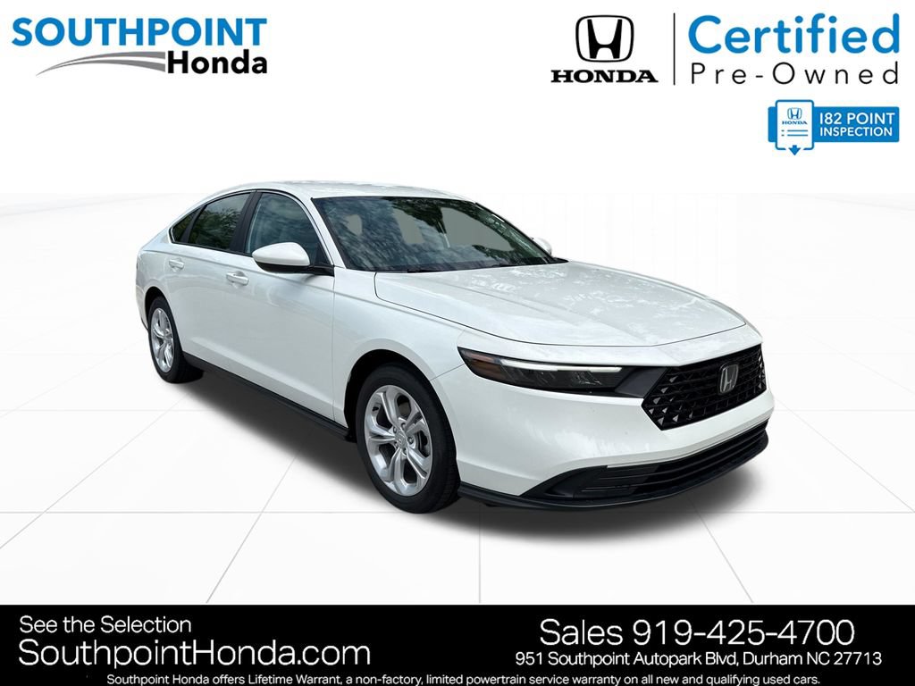 Certified 2026 Honda Accord LX