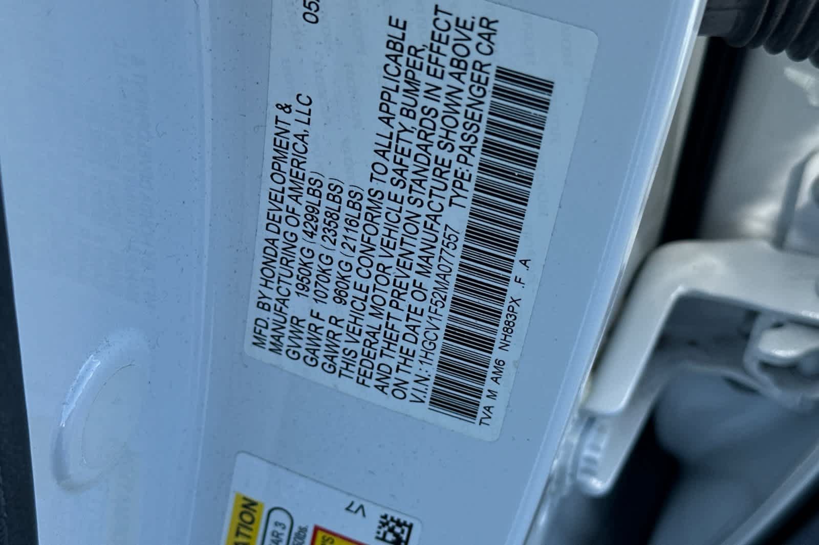 Used 2021 Honda Accord EX-L image 33