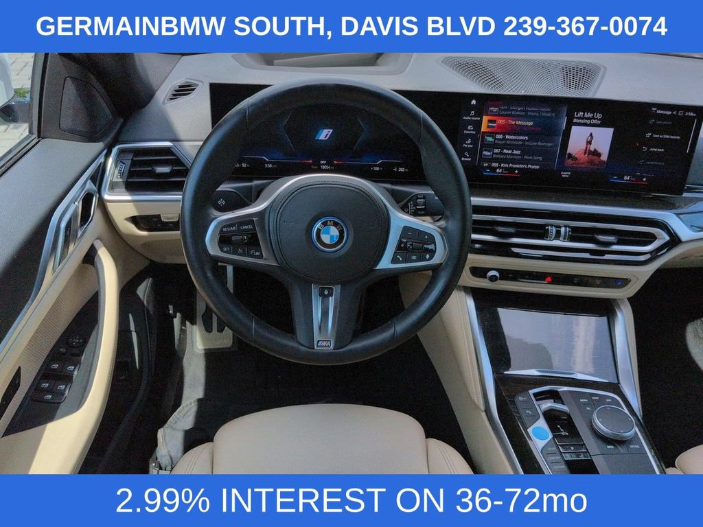 Used 2023 BMW i4 eDrive40 w/ M Sport Package RWD image 18