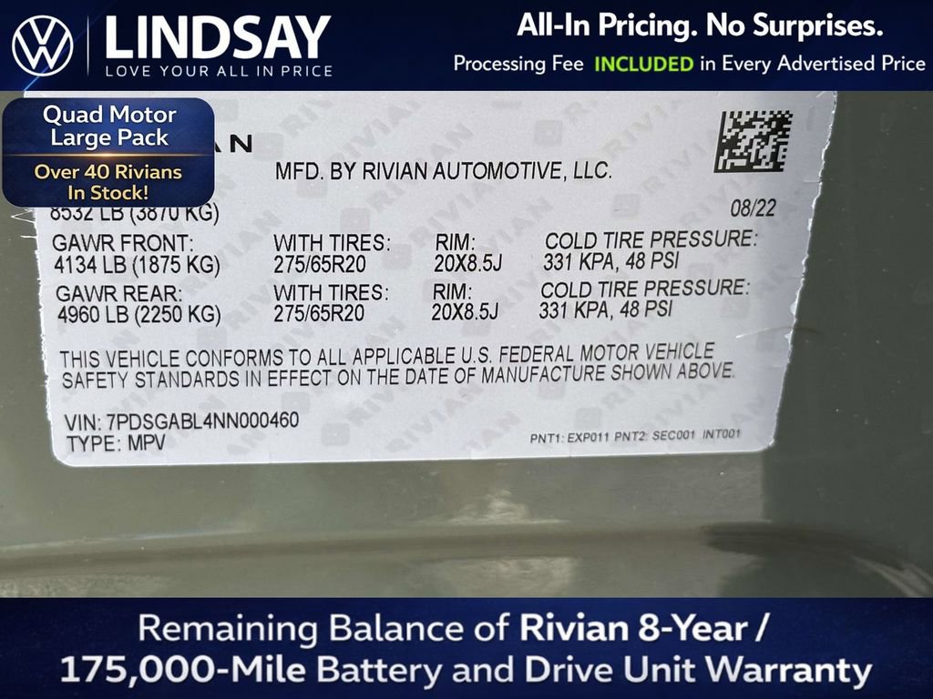 Used 2022 Rivian R1S Launch Edition image 28