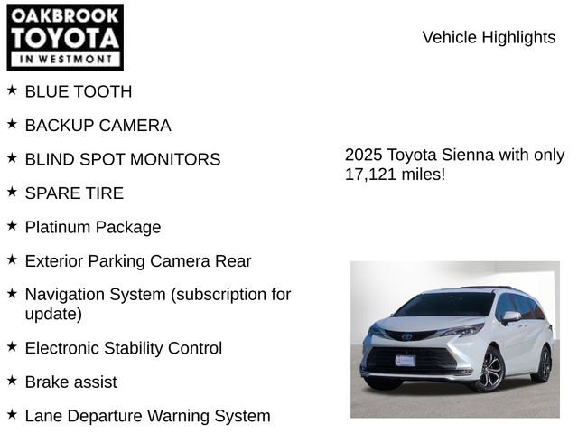 Used 2025 Toyota Sienna Platinum image 8