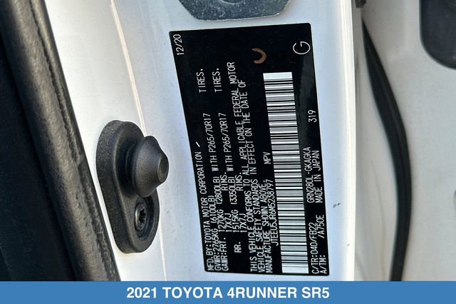 Used 2021 Toyota 4Runner SR5 RWD image 32
