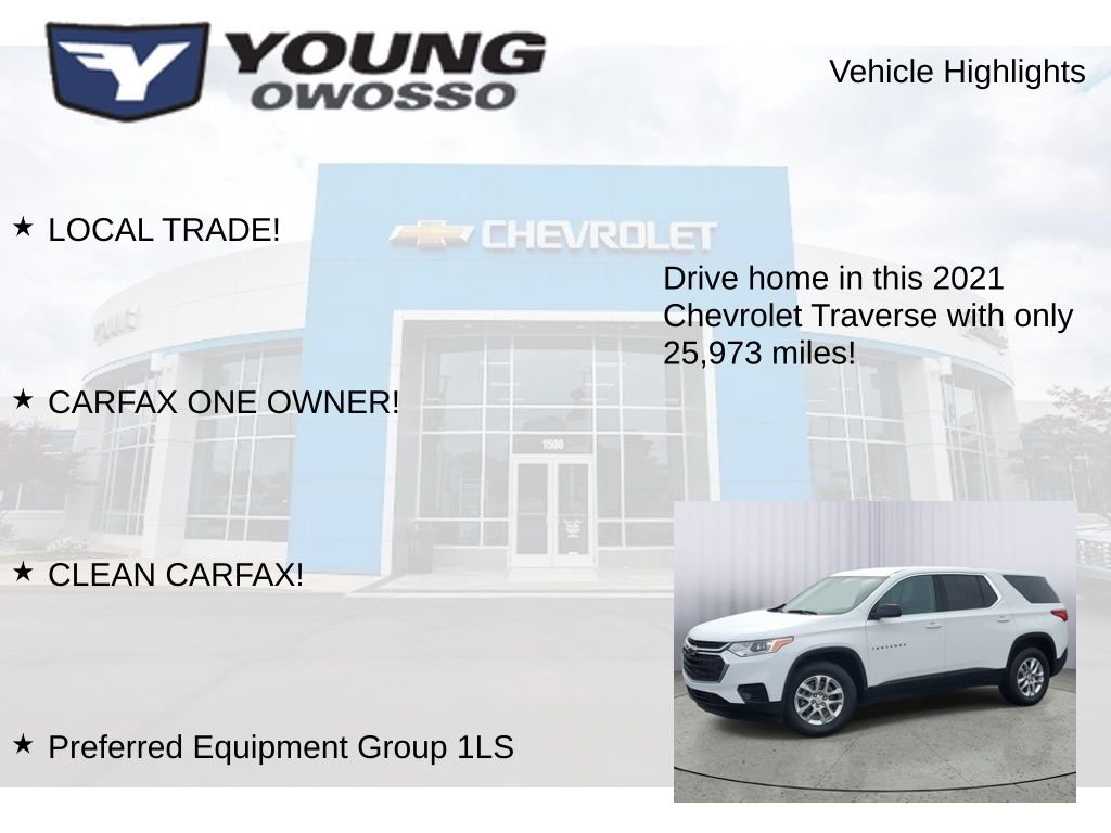 Used 2021 Chevrolet Traverse LS image 7
