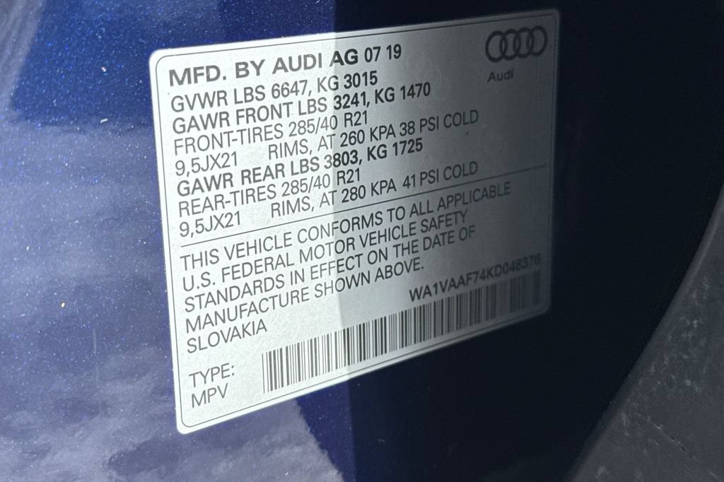 Used 2019 Audi Q7 3.0T Prestige AWD/4WD image 27