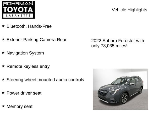 Used 2022 Subaru Forester Touring AWD/4WD image 7