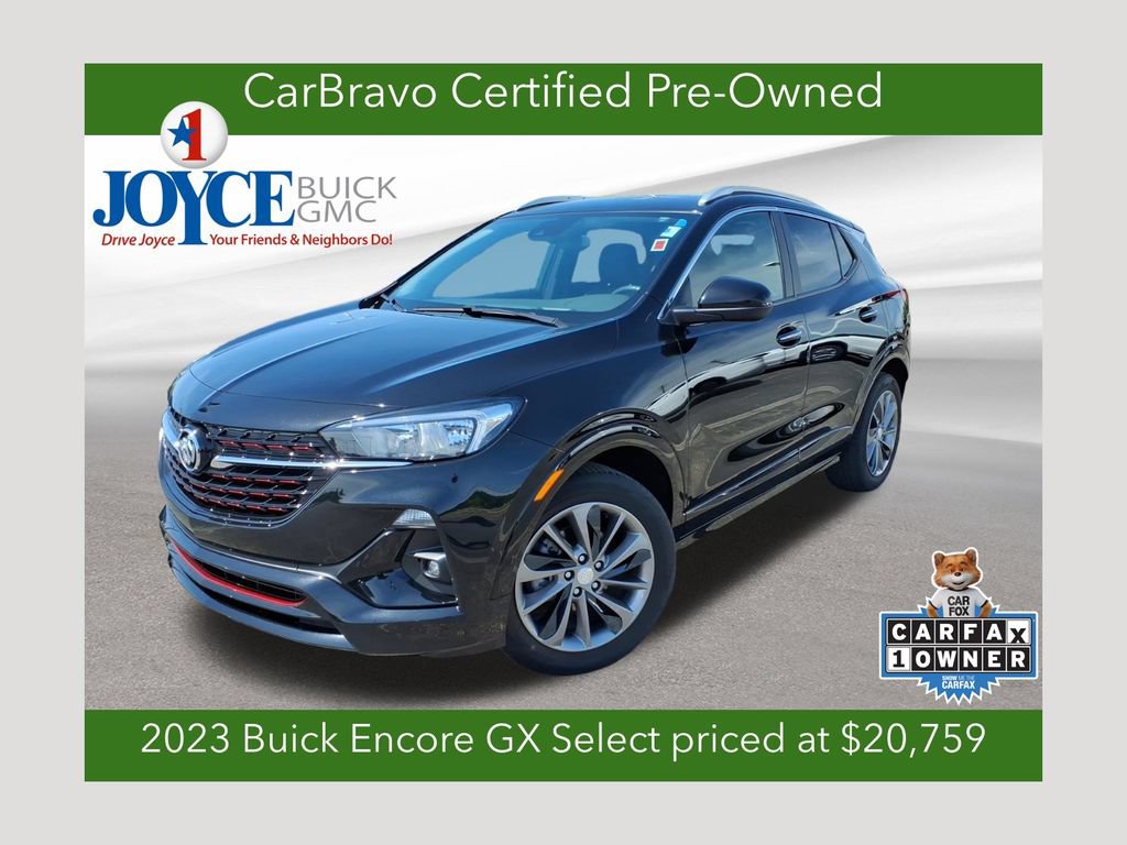 Certified 2023 Buick Encore GX Select w/ Sport Touring Package FWD 360° Tour
