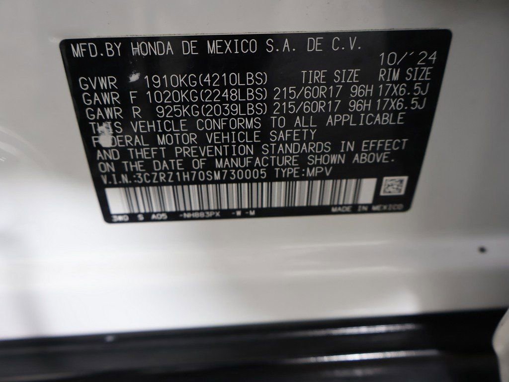 Used 2025 Honda HR-V EX-L image 48