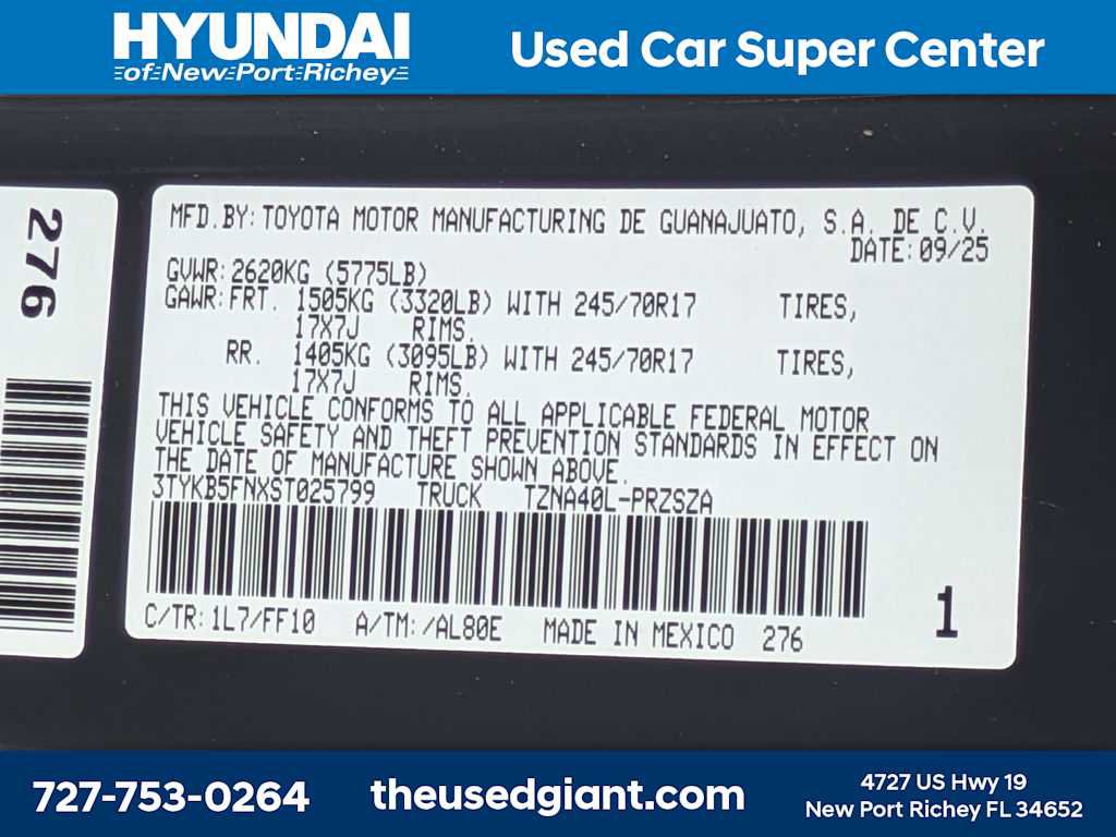 Used 2025 Toyota Tacoma SR5 RWD image 36