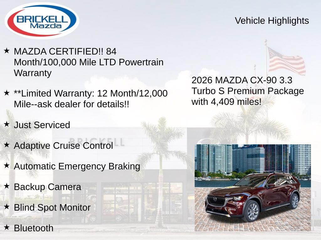 Used 2026 MAZDA CX-90 3.3 Turbo S w/ Premium Plus AWD/4WD image 17