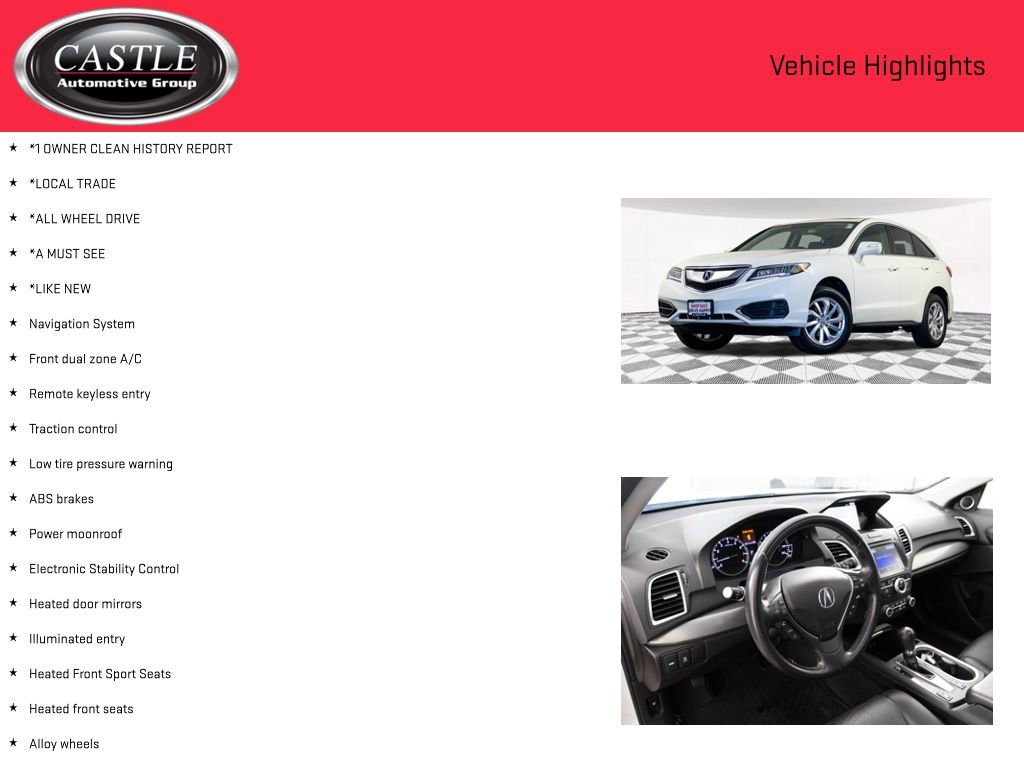 Used 2018 Acura RDX w/ Technology Package image 3