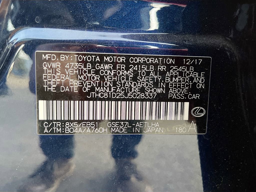 Used 2018 Lexus IS 300 AWD w/ Comfort Package image 31