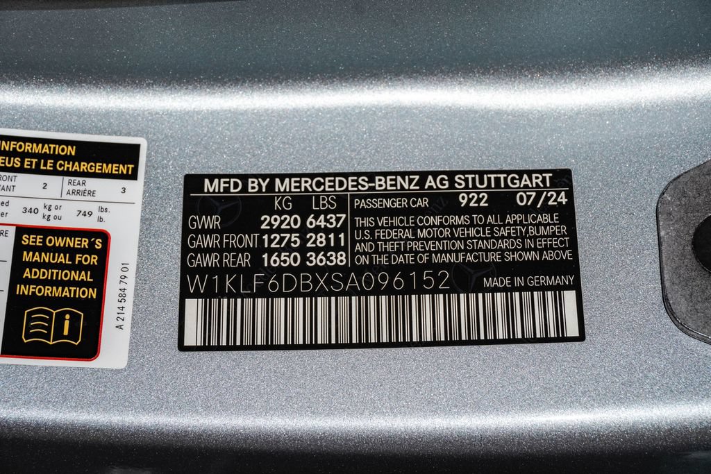 Used 2025 Mercedes-Benz E 53 AMG e 4MATIC Sedan image 38