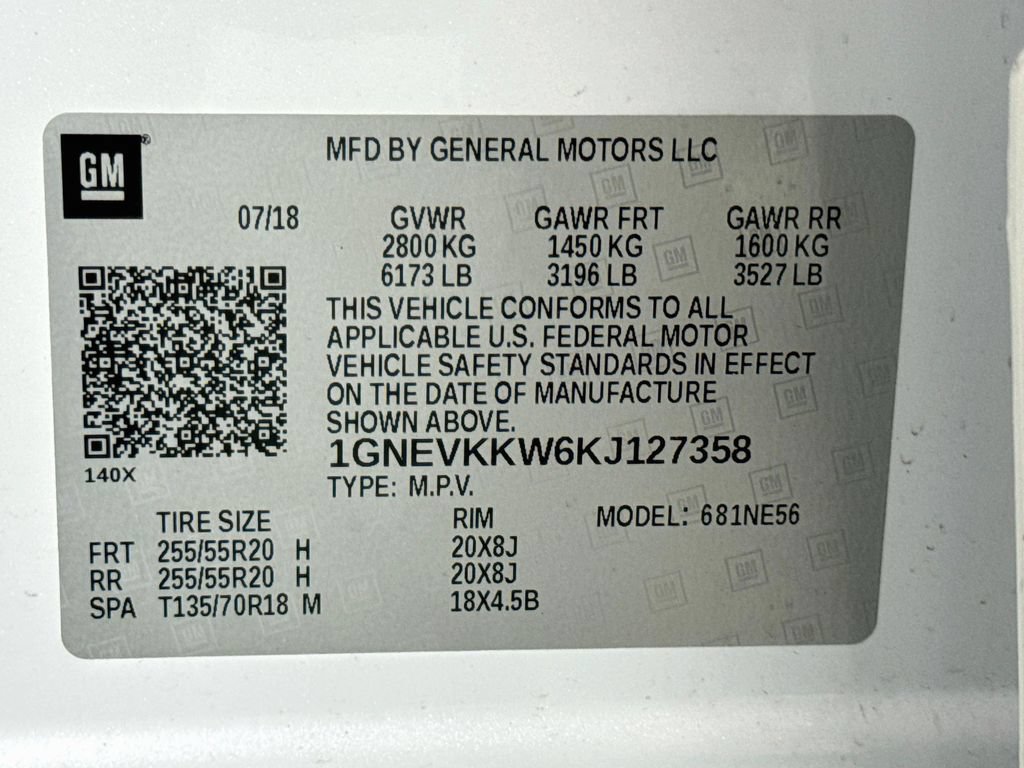 Used 2019 Chevrolet Traverse Premier w/ LPO, Blackout Package AWD/4WD image 40
