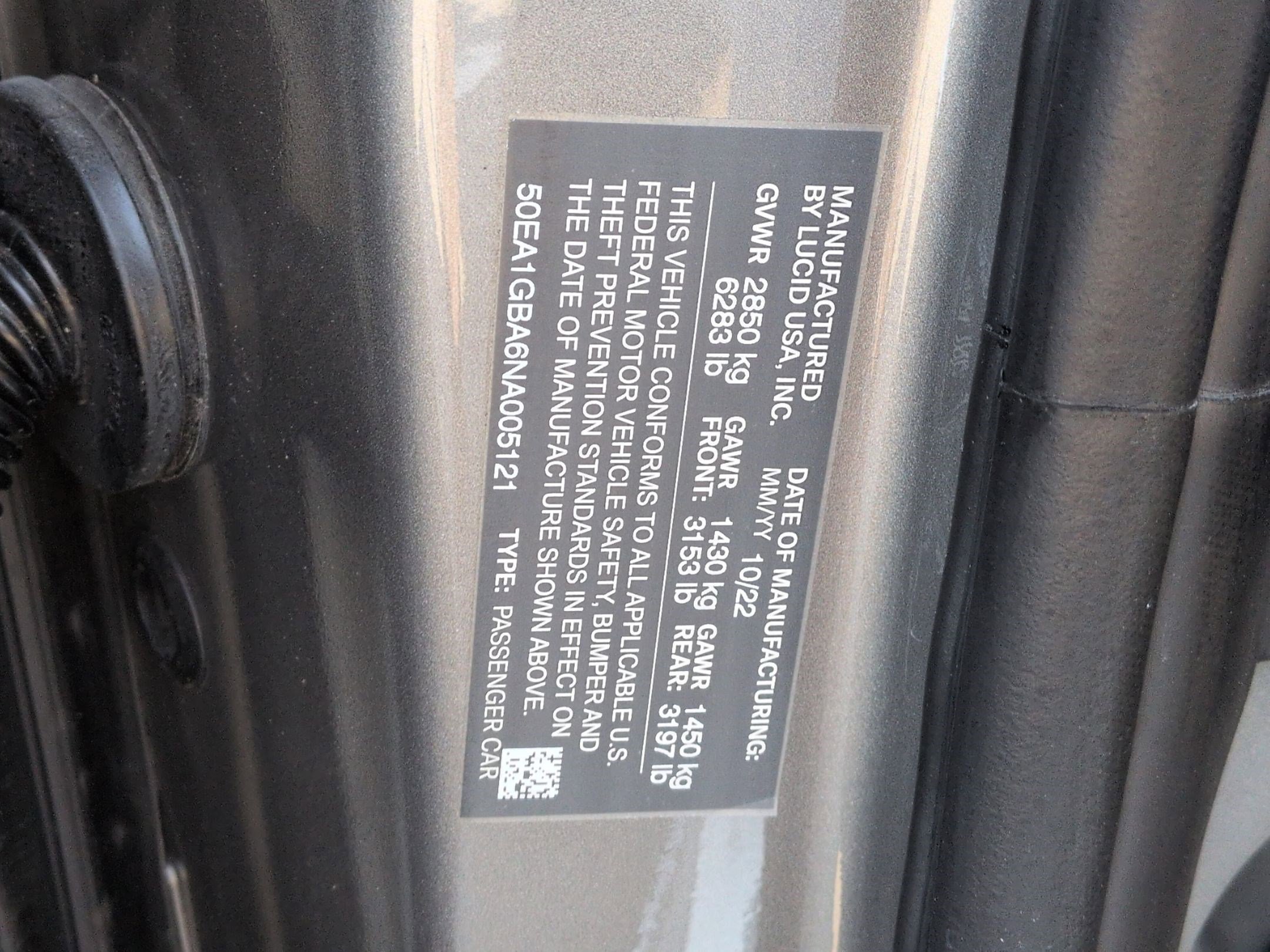 Used 2022 Lucid Air Grand Touring AWD/4WD image 32