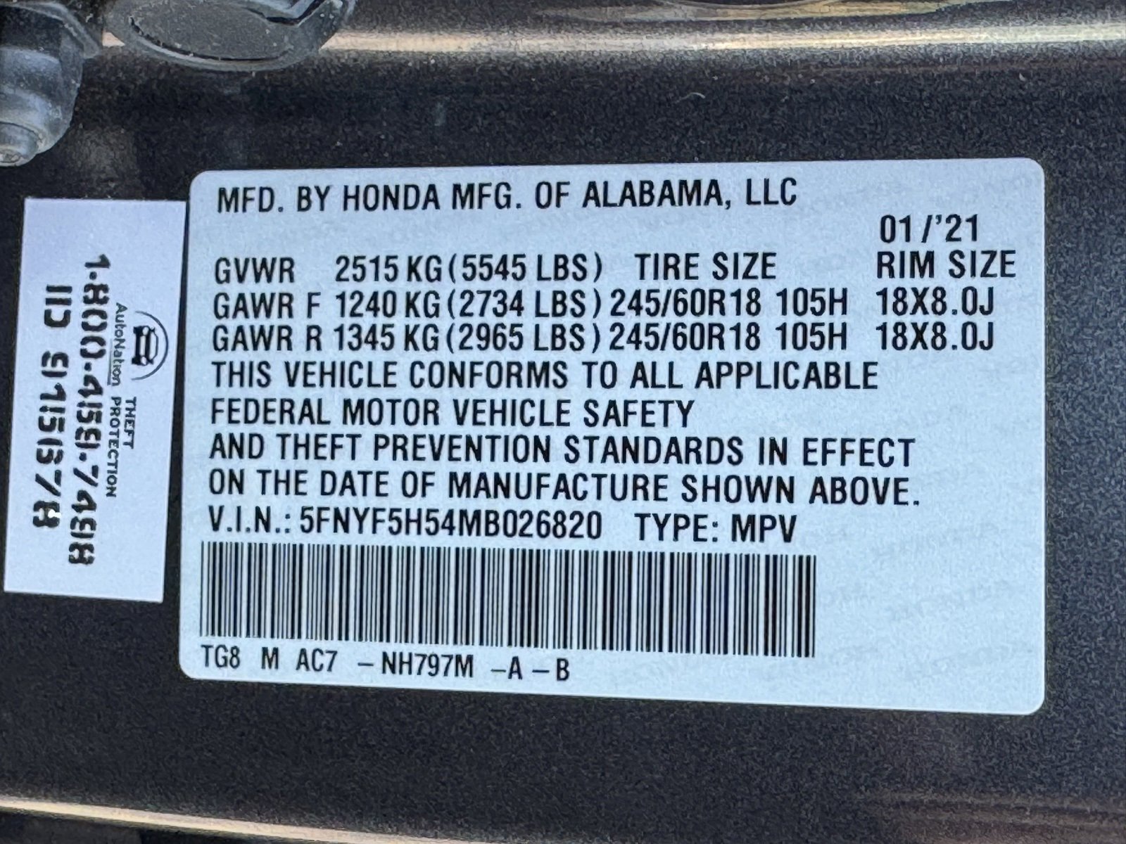 Used 2021 Honda Pilot EX-L image 26