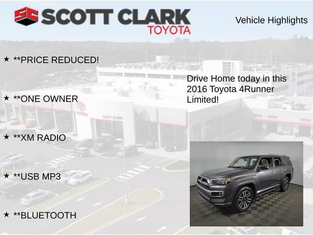 Used 2016 Toyota 4Runner Limited AWD/4WD image 7